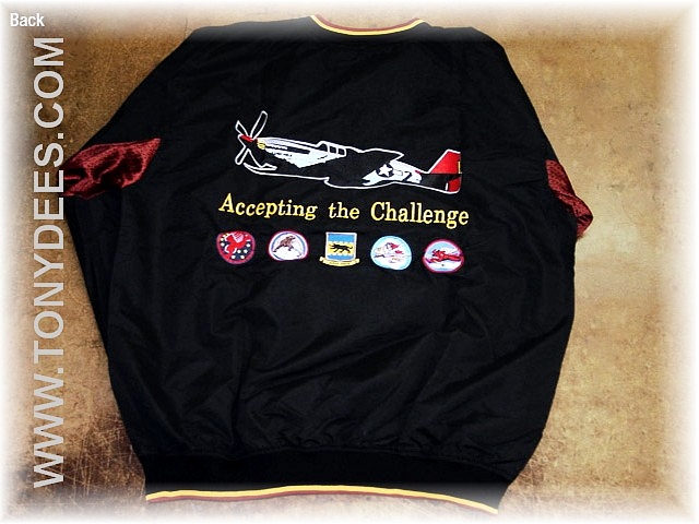 "NEW" Tuskegee Airmen P-51 Pull-Over Windbreaker